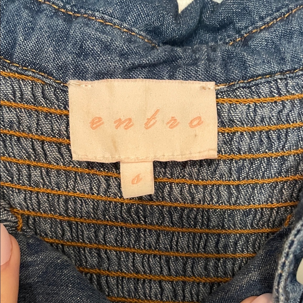 Entro Denim Dress - Picture 2 of 4